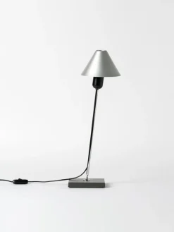 Pamono Aluminum Turn Table Lamp by J.M. Massana, J.M. Tremoleda and Mariano Ferrer> Table Lamps