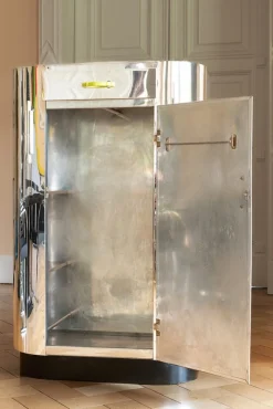 Pamono Aluminum Wardrobe from Hawker, 1930s><noscript><img width=