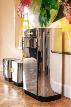 Pamono Aluminum Wardrobe from Hawker, 1930s><noscript><img width=