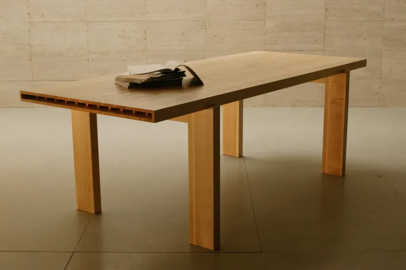 Sale Pamono ALVEO Table with Solid Honeycomb Top