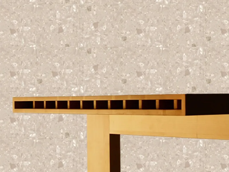 Sale Pamono ALVEO Table with Solid Honeycomb Top