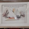 Pamono Amadeu Casals, Trobada De Vela Llatina, Watercolor on Paper, Framed> Mid-Century