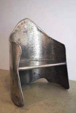 Online Pamono Amaia Chair in Aluminium Brass by Atelier Ellery
