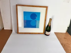Pamono Amaina, Midnight Moon: Blue Color USA, Print> Abstraction