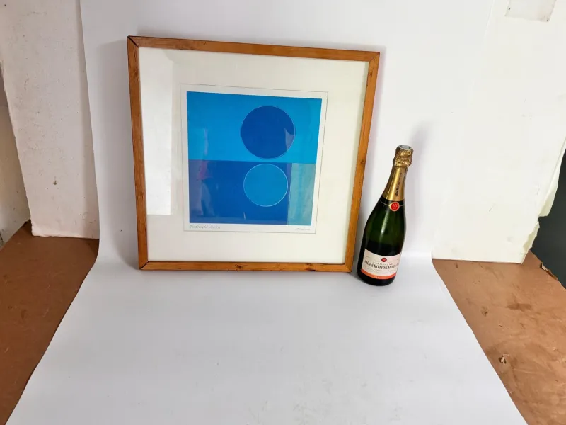 Pamono Amaina, Midnight Moon: Blue Color USA, Print> Abstraction