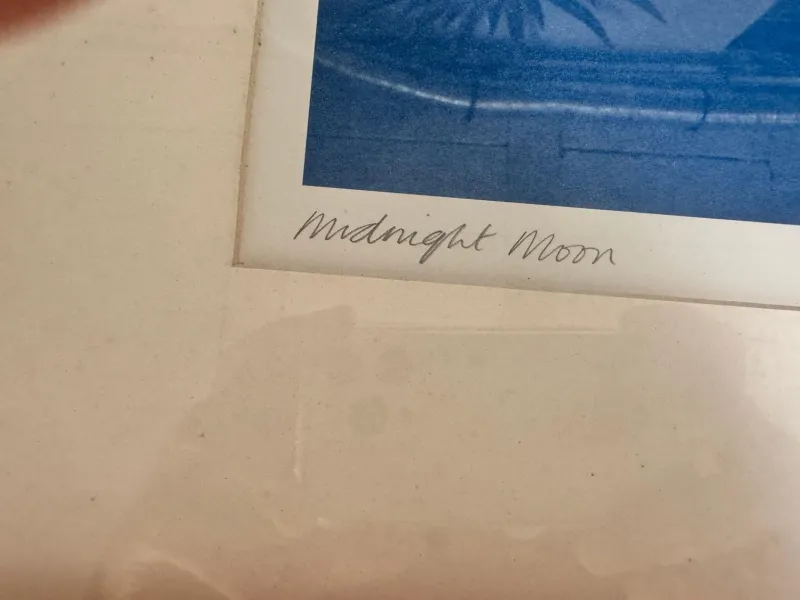 Pamono Amaina, Midnight Moon: Blue Color USA, Print> Abstraction