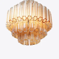 Pamono Amber Palermo Chandelier from Pure White Lines