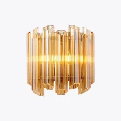 Hot Pamono Amber Palermo Wall Light from Pure White Lines