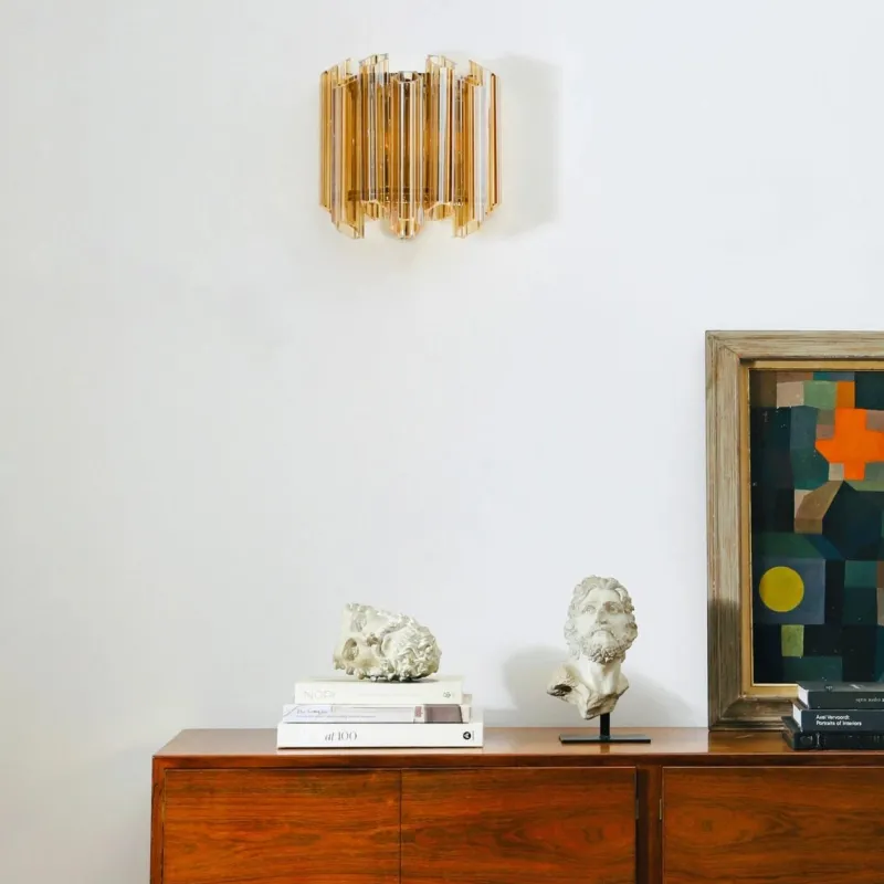 Hot Pamono Amber Palermo Wall Light from Pure White Lines