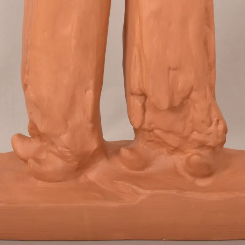 Clearance Pamono Amedeo Gennarelli, Art Deco Sculpture of Two Young Women with Amphora, 20th Century, Terracotta