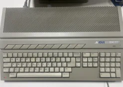 New Pamono American Atari ST1040 Monochrome Monitor and Mouse, 1980s, Set of 3
