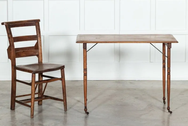 New Pamono American Oak Folding Work Table