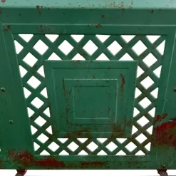 Pamono American Porch Glider with Original Green Paint by Bunting, 1950s> Benches
