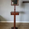 Pamono American Victorian Gentleman's Shaving Vanity Mirror with Stand in Mahogany, 1909> Dressing Tables