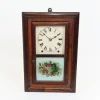 Pamono American Wall Clock with Painted Panel 8 Day Double Barrel Movement> Clocks