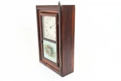 Pamono American Wall Clock with Painted Panel 8 Day Double Barrel Movement><noscript><img width=