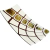 Pamono Amethyst & Aventurine Ivory Murano Glass Jurassico R40 Plate by Stefano Birello for VéVé Glass> Decorative Plates