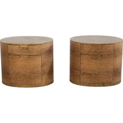 Best Pamono Amphora Bedside Tables attributed to Antonio Citterio for Maxalto, Set of 2