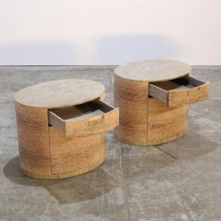 Best Pamono Amphora Bedside Tables attributed to Antonio Citterio for Maxalto, Set of 2