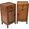 Hot Pamono Amsterdam School Art Deco Nightstands, 1920s, Set of 2