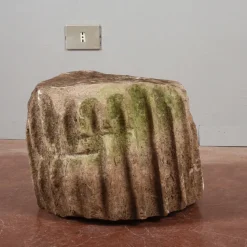 Pamono Ancient Grooved Stone Column Fragment