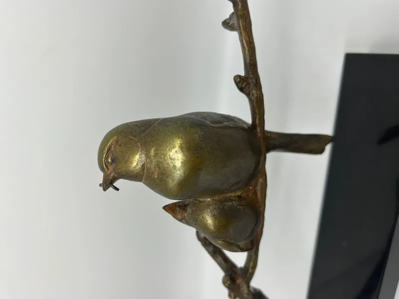 Pamono André Vincent Becquerel, Animal Sculpture, 1920s-1940s, Bronze on Marble Base> Art Deco