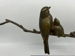 Pamono André Vincent Becquerel, Animal Sculpture, 1920s-1940s, Bronze on Marble Base><noscript><img width=