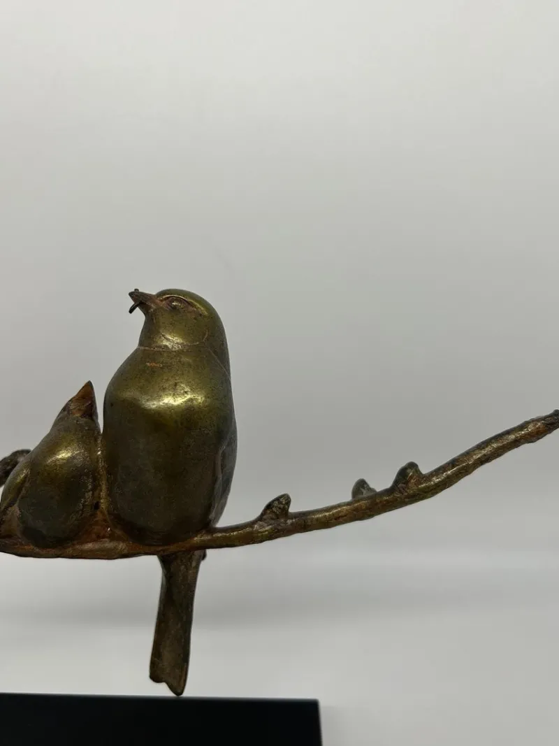 Pamono André Vincent Becquerel, Animal Sculpture, 1920s-1940s, Bronze on Marble Base> Art Deco