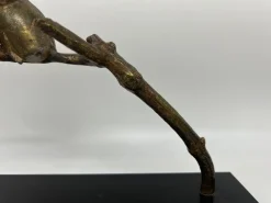 Pamono André Vincent Becquerel, Animal Sculpture, 1920s-1940s, Bronze on Marble Base><noscript><img width=