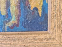 Pamono Andre Boureau after Othon Freize, Fauvist Algeria, 1920s-1940s, Oil on Board, Framed><noscript><img width=