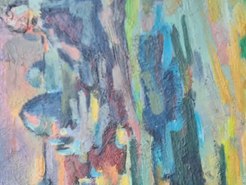 Pamono Andre Boureau after Othon Freize, Fauvist Algeria, 1920s-1940s, Oil on Board, Framed> Painting