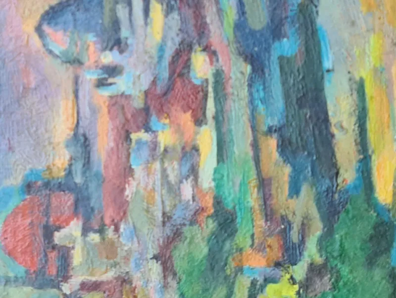Pamono Andre Boureau after Othon Freize, Fauvist Algeria, 1920s-1940s, Oil on Board, Framed> Painting