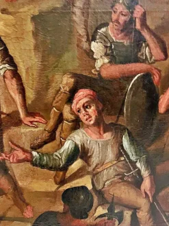 Best Pamono Andrea Locatelli, Soldiers Resting at a Bivoua, Paintings, Set of 2