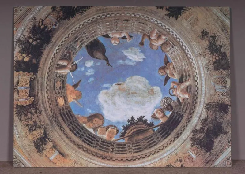 Pamono Andrea Mantegna, Composition, 1990s, Printed Canvas> Old Masters