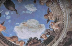 Pamono Andrea Mantegna, Composition, 1990s, Printed Canvas><noscript><img width=