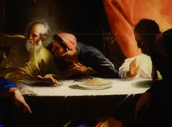 Pamono Andrea Pozzo, Christ in the House of Simon the Pharisee, Oil on Canvas, 17th Century, Framed><noscript><img width=