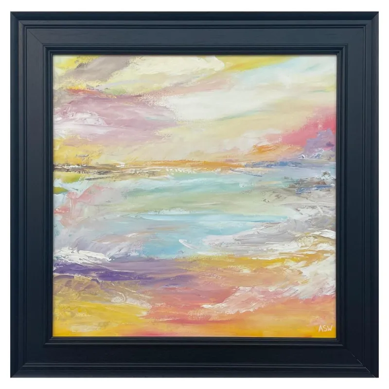 Discount Pamono Angela Wakefield, Abstract Impressionist Seascape, 2022, Acrylic on Canvas