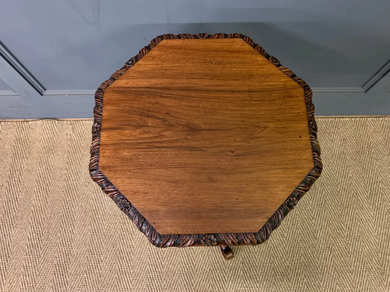 Discount Pamono Anglo Indian Tripod Wine Table in Rosewood, 1865