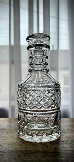 Pamono Anglo-Irish William IV Cut Glass Decanter, 1835> Bottles, Carafes & Jugs