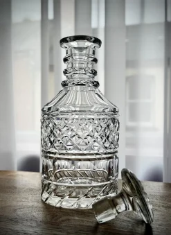 Pamono Anglo-Irish William IV Cut Glass Decanter, 1835><noscript><img width=