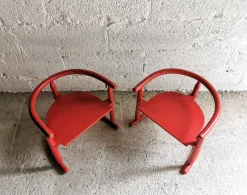 Clearance Pamono Anna Childrens Armchairs by Karin Mobring for Ikea, Sweden, 1960s, Set of 2