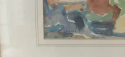 Pamono Anna Weingrün-Lieblich, Tiberias, 20th Century, Watercolor><noscript><img width=