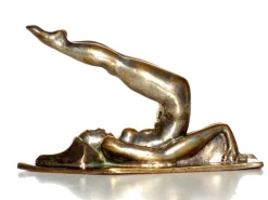 Discount Pamono Annie Fokker Cottreau, Woman Figure, 1930, Silver Bronze Sculpture