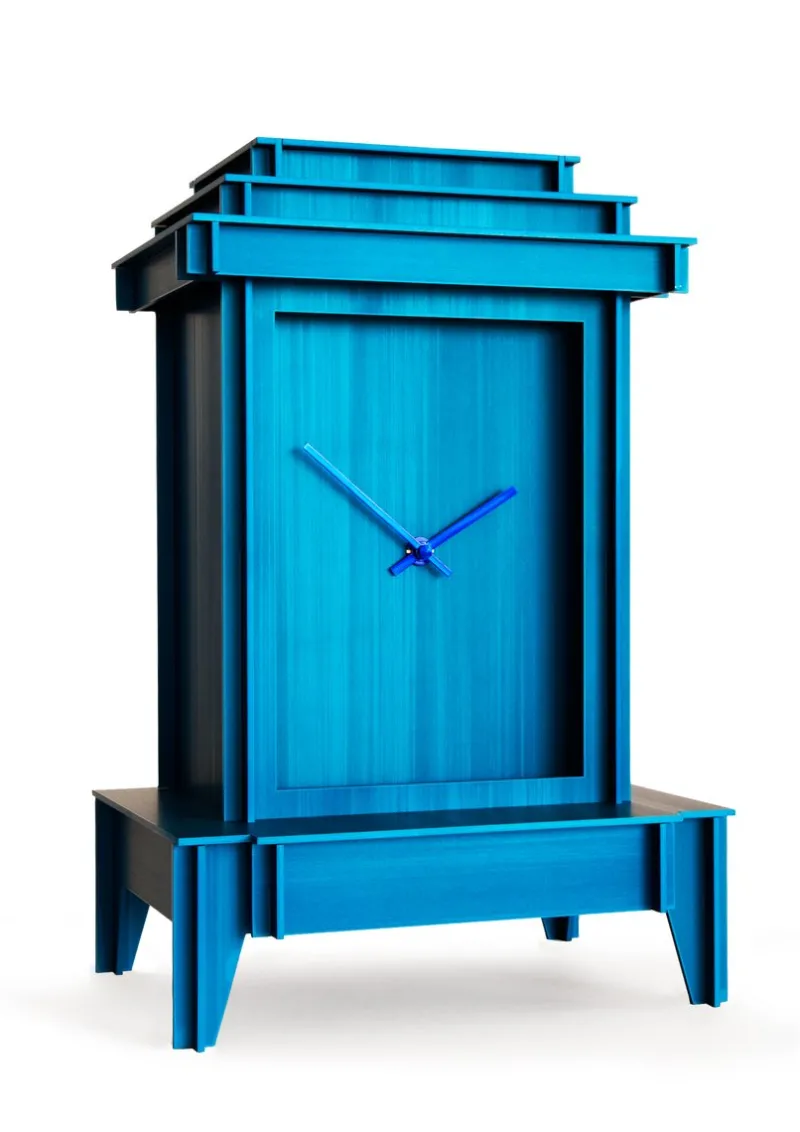 Pamono Anodized One More Time Clock by Kiki Van Eijk & Joost Van Bleiswijk The Exceptional> Clocks