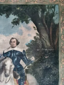 Pamono Anthonis Van Dyck, Portrait of the Spanish Ambassador Francisco De Moncada, Early 19th Century, Print on Canvas><noscript><img width=