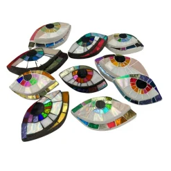 Pamono Anti Evil Eye Mosaic #16 Wall Sculpture by Ruth Minola Scheibler> Wall Decor