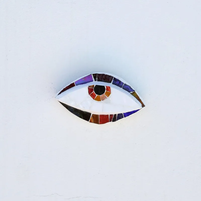 Pamono Anti Evil Eye Mosaic #35 Wall Sculpture by Ruth Minola Scheibler> Wall Decor