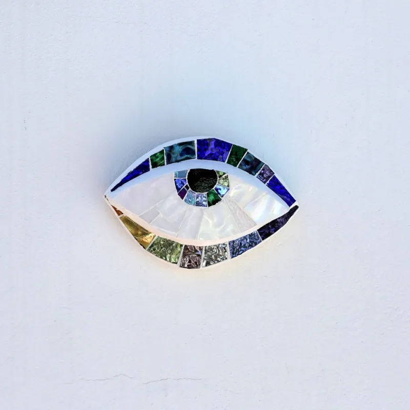 Pamono Anti Evil Eye Mosaic #32 Wall Sculpture by Ruth Minola Scheibler> Wall Decor