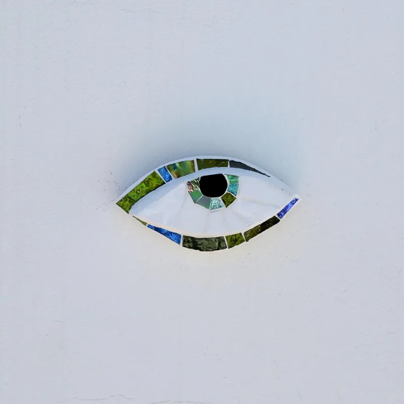 Pamono Anti Evil Eye Mosaic #34 Wall Sculpture by Ruth Minola Scheibler> Wall Decor
