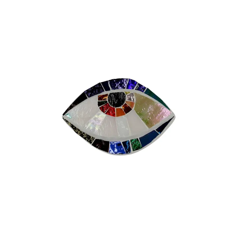 Best Pamono Anti Evil Eye Mosaic #30 Wall Sculpture by Ruth Minola Scheibler